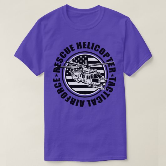 T-SHIRT SECOURIR HÉLICOPTÈRE (Design devant)