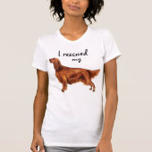 T-shirt Secourir Irish Setter (Devant)