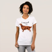 T-shirt Secourir Irish Setter (Devant entier)