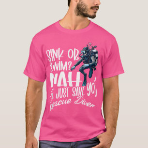 T-shirt Secourir la plongée
