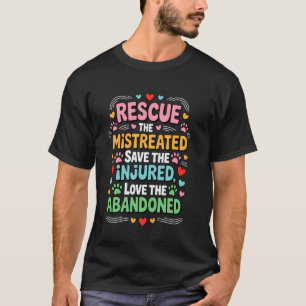 T-shirt Secourir les maltraités sauver les blessés aimer l