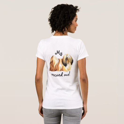 T-shirt Secourir Lhasa Apso (Dos entier)