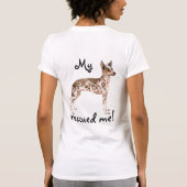 T-shirt Secourir l'orchidée inca péruvienne (Dos)