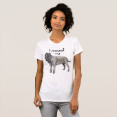 T-shirt Secourir Mastino (Devant entier)