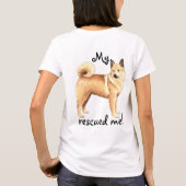T-shirt Secourir Norwegian Buhund (Dos)