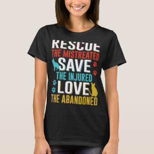 T-shirt Secourir Sauver l'amour Animaux Adopter