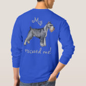 T-shirt Secourir Standard Schnauzer (Dos)