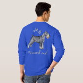 T-shirt Secourir Standard Schnauzer (Dos entier)