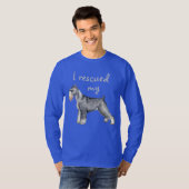 T-shirt Secourir Standard Schnauzer (Devant entier)
