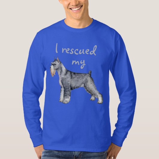 T-shirt Secourir Standard Schnauzer (Devant)