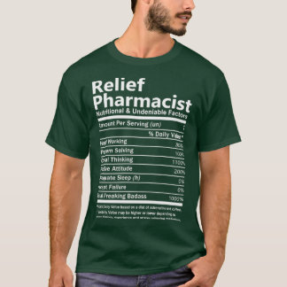 T-shirt Secours Pharmacien nutritionnel et indéniable Fact