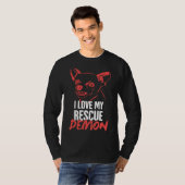 T-shirt Secourt animal Chihuahua Shelter Chien Demon (Devant entier)