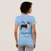 T-shirt Secourt Boston Terrier (Dos entier)