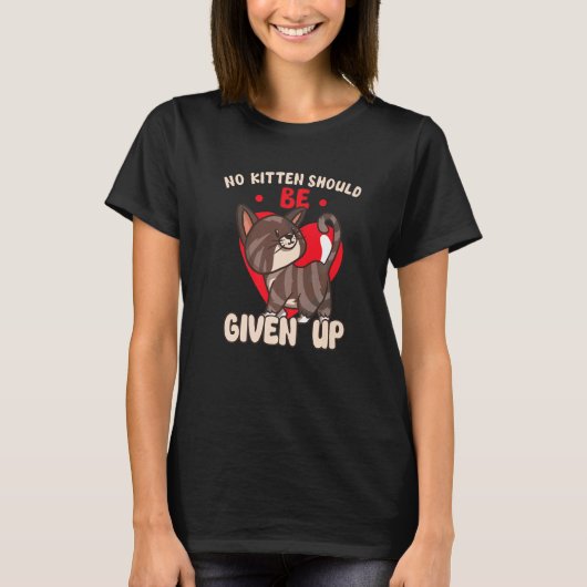 T-shirt Secourt Chat Droits des animaux Secourt Chat Adopt (Devant)
