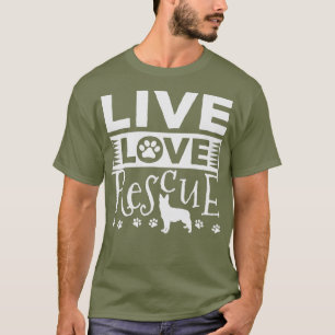 T-shirt Secourt d'adoption de chien mignon - Secourt d'amo