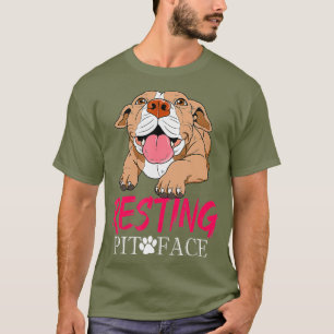 T-shirt Secourt de chien Amoureux des chiens Pitbull