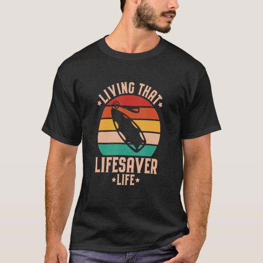 T-shirt Secourt d'eau Vivre que Lifesaver (Devant)