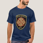 T-shirt Secourt incendie de Raleigh North Carolina (Devant)