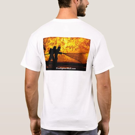 T-shirt Secourt incendie pompier (Dos)