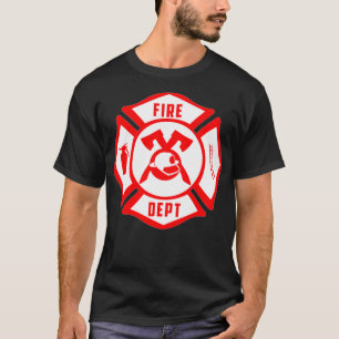 T-shirt Secourt incendie pompier EMT Pompier Uniforme