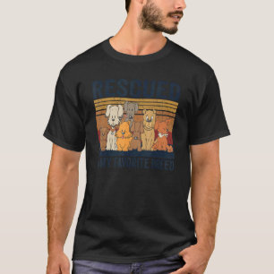 T-shirt Secouru Est Ma race préférée Chiens Chien Maman