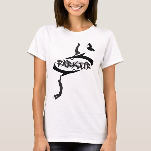 T-shirt Secousse abstraite de Parkour (Devant)