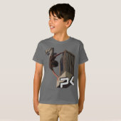 T-shirt Secousse de rail de Parkour (Devant entier)