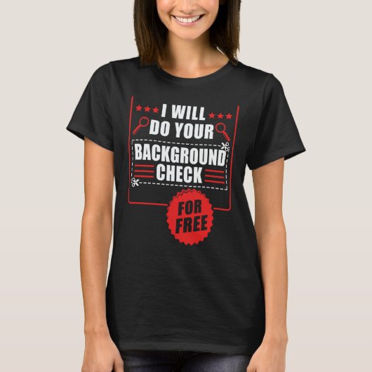 T-shirt Secret Spy Private Eye Crimescene Investigator I W (Devant)