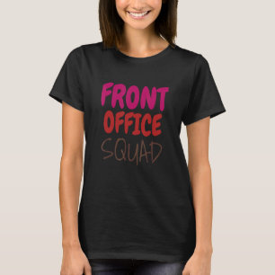 T-shirt Secrétaire De L'École De L'Escadron De Front Jour