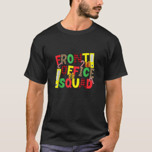 T-shirt Secrétaire de l'école de Noël de l'équipe de récep
