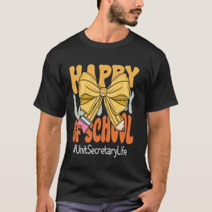 T-shirt Secrétaire de l'unité Dernier jour de l'école Coqu