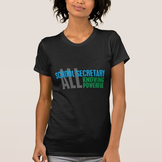 T-shirt Secrétaire d'école (Devant)