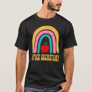 T-shirt Secrétaire du bureau Rainbow Pencil Retour à l'app