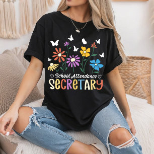T-shirt Secrétaire Fleurs sauvages Super