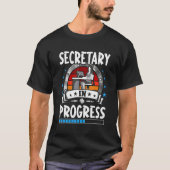 T-shirt Secretary In Progress Trainee Student (Devant)