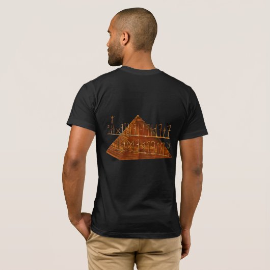 T-shirt Secrets anciens THOTH 3D Egyptian Scifi 2 (Dos entier)