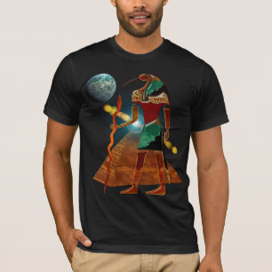T-shirt Secrets anciens THOTH 3D Egyptian Scifi 2