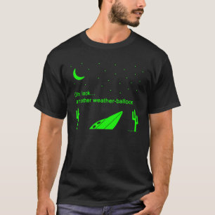 T-shirt Secteur 51 de ballon de temps d'UFO