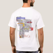 T-shirt secteurs de nyc (Dos)