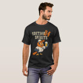 T-shirt Section 34 esprits baseball art (Devant entier)