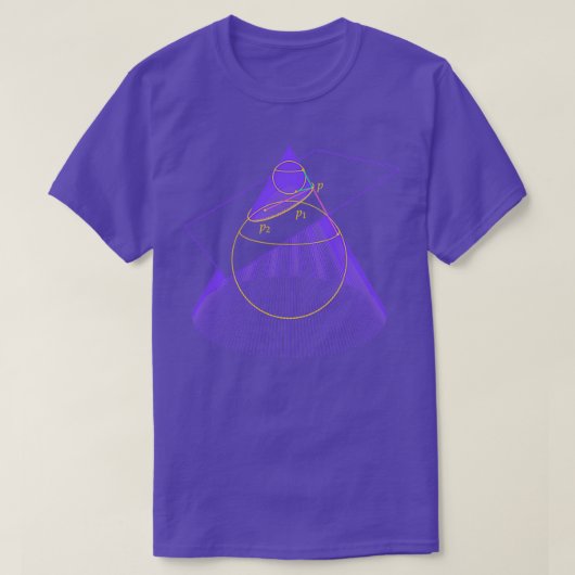 T-shirt Section conique (Design devant)
