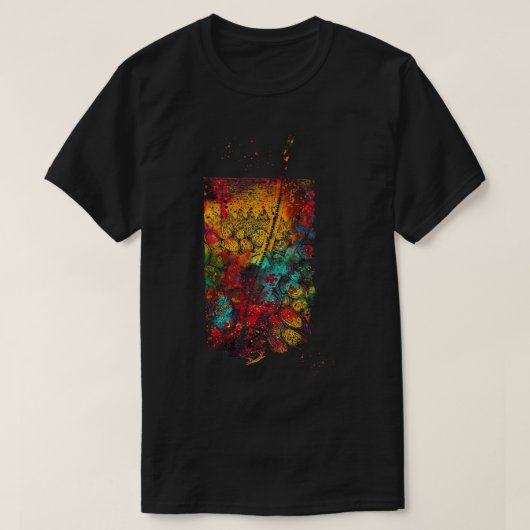 T-shirt Section de peau enrichie (Design devant)