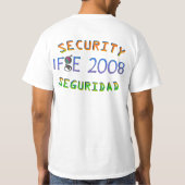 T-shirt Sécurité 2008 d'IFGE (Dos)