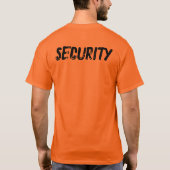 T-shirt SÉCURITÉ (avant ET arrière) (Dos)