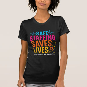 T-shirt Sécurité de la dotation Sauve la vie Infirmières
