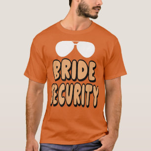 T-shirt Sécurité de la mariée Nephew Niece Frère Soeur Cou