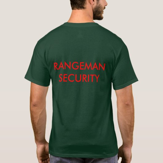 T-SHIRT SÉCURITÉ DE RANGEMAN (Dos)