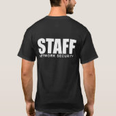 T-shirt Sécurité de réseau (Dos)