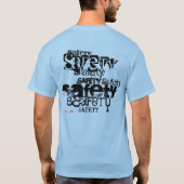 T-shirt Sécurité de sécurité (Dos)
