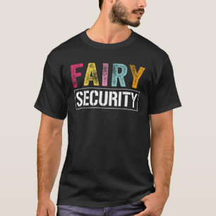 T-shirt Sécurité des fées Anniversaire Famille Halloween